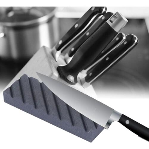 Black Silicon Carbide Grooved Stone Flattening Stone Coarse Grinding Lapping Plate for Kitchen Whetstone Kitchen Knife Sharpener