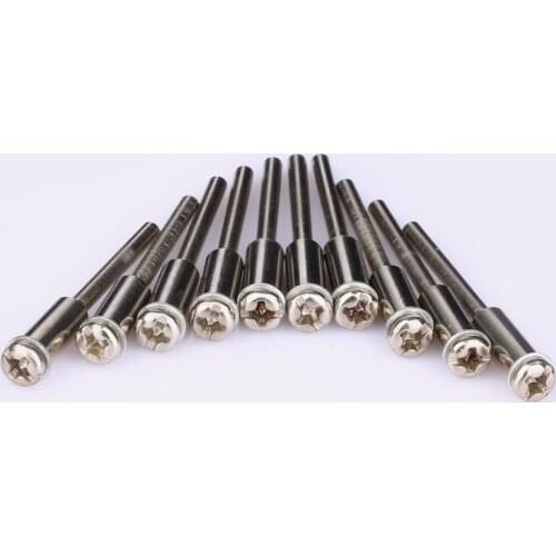 10Pcs Cut-Off Wheel Holder abrasive discs Polishing Mandrel 2.35mm Shank Cutting Disc Arbor Mandrel For Dremel Rotary Tool