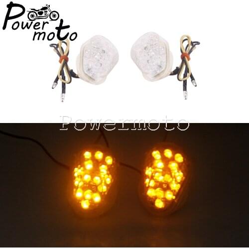 For Kawasaki ZX6R ZX7R ZX9R ZX10R ZX12R ZZR600 ZRX1200S 1996-2007 Motorcycle 12V LED Turn Signal Light Indicator Flasher Lamp