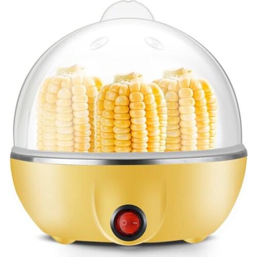 Double Layer 14 Eggs Capacity Egg Boiler Steamer Electric Egg Cooker Corn Milk Steamed Kitchen Cooking Machine