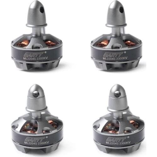 GARTT 2pcs CW and 2pcs CCW ML 2204 S 2300KV Brushless Motor For QAV FPV 210 250 300 Quadcopter Multicopter Drone