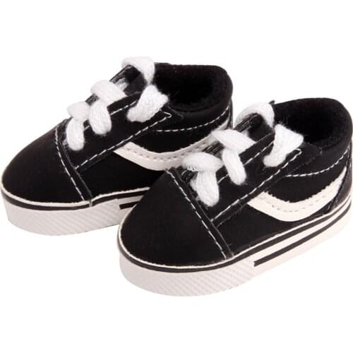 14.5'' Baby Dolls Flat Sneaker Canvas Shoes For Mellchan Doll Toy Accessory