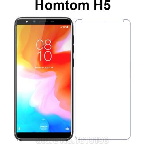 Homtom H5 Glass Screen Protector 9H Toughened Ultra-thin Moblie Phone Glass Cover Front Film For Homtom H5 5.5" Tempered Glass