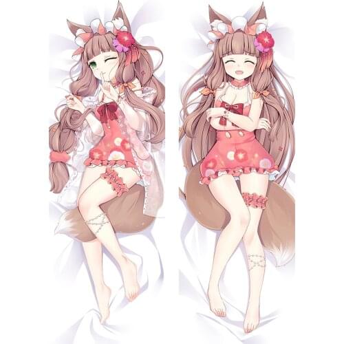 Game Princess Connect! Re:Dive Maho Dakimakura Hugging Body Pillow Case Home Bedding Fullbody Pillow Cover Gifts