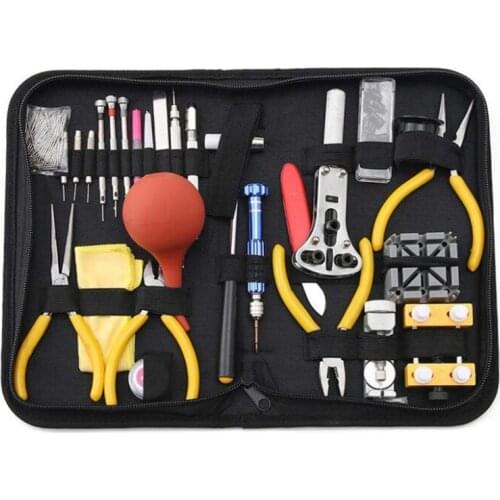160PCS/Set Watch Opening Tool, Watch Opener, Blower, Needle Nose Pliers, Watch Battery Replacement Tool, Watch Repair Tool Kit