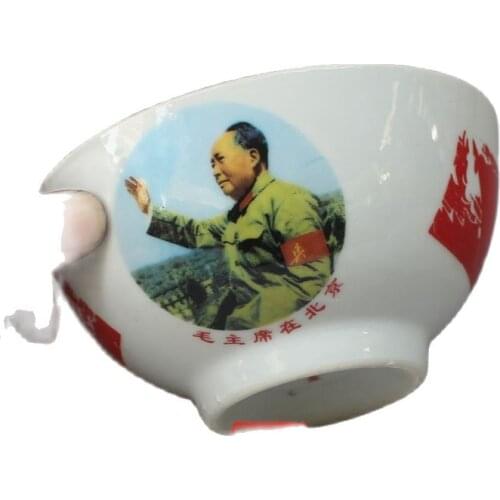 Chinese old porcelain bowl Cultural Revolution Chairman Mao porcelain bowl