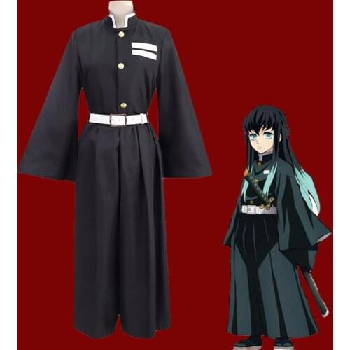 Devil killer role-playing costume Tanjirou Zenitsu Giyuu role-playing kimono suit cartoon role-playing Halloween