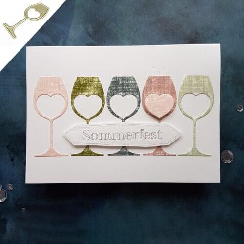 Metal cutting dies cut die mold heart bottle cup decoration Scrapbook paper craft knife mould blade punch stencils dies