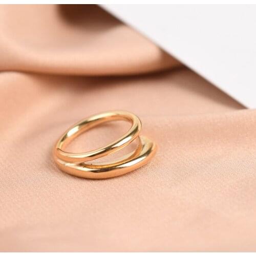 Minimalist Geometric Irregular Metal Finger Joint Ring For Women Punk Open Resizable Rings Party Wedding Jewelry 2020