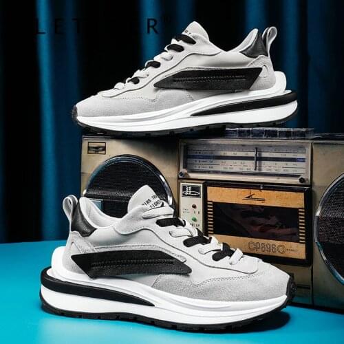 2021 Sneakers Men Casual Shoes Lightweight Platform Men Sneaker Trainers Spring Flats New Shoes Running Walking Man Breathable