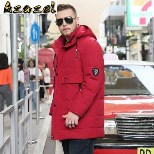 Azazel Winter Down Jacket Men 2020 Mens Clothing Hooded Parkas Thick Coat Male 5XL 8XL Plus Size Clothes Ropa Hombre LXR593