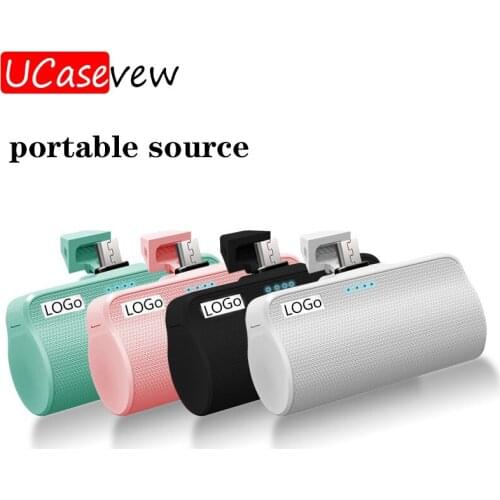 2000mAh Mini Portable Power Bank For iPhone 12 11 X Samsung Xiaomi USB Micro Type C Travel Chargers External Battery Charging