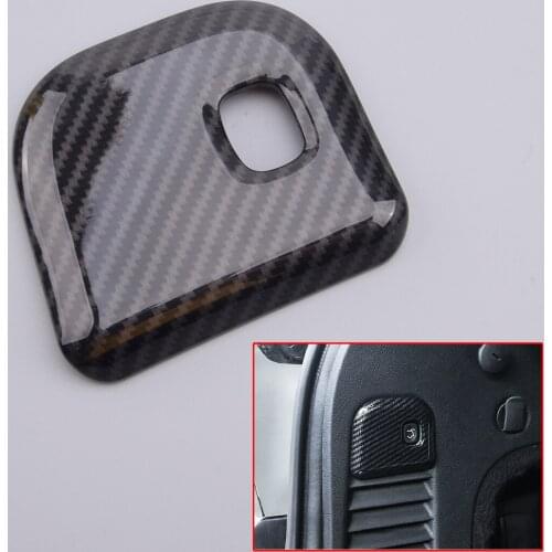 Carbon Fiber Style ABS Car Electric Tailgate Rear Trunk Switch Button Cover Trim Fit For Jeep Grand Cherokee 2011-2018 2019 2020