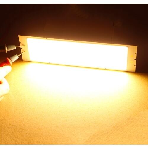 Super bright 20W COB LED Strip Lights Bulb Lamp Warm White DC21-24V 2000-2200LM for DIY 200x55MM for DIY LED spotlights Lighting