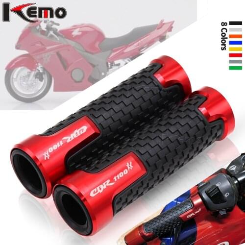 For HONDA CBR1100XX CBR 1100XX 7/8" 22mm Universal Motorcycle Accessories CNC Aluminum Handlebar Hand Grips Handle Bar End Grip