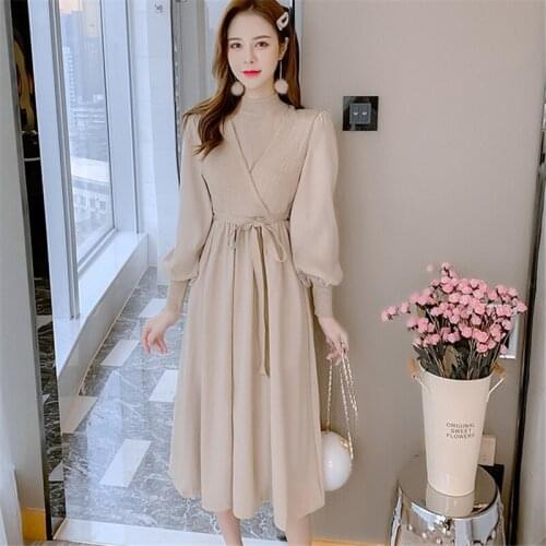 YJ DANCER Fashionable Knitted Dresses