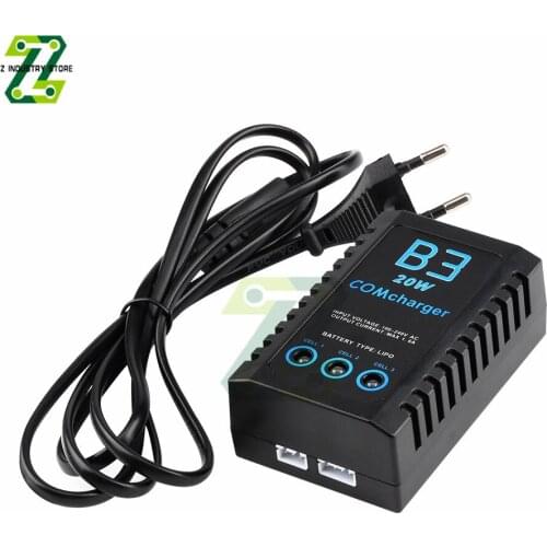 IMaxRC B3 2S-3S Lipo Balance Battery LED Power Supply Charger EU/US Plug AC 100-240V 850mA For RC Helicopter IMax B3