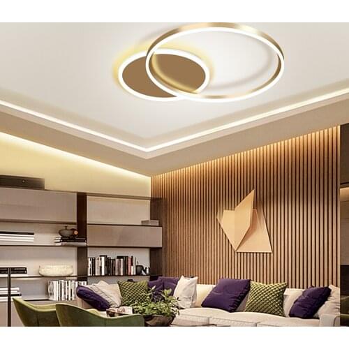 Gold Ceiling Chandelier Led Chandeliers Indoor Lighting Modern Chandelier Lights for Bedroom Home Living Room Decoration