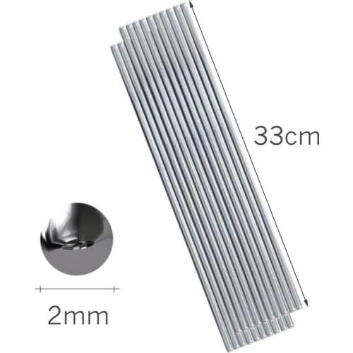 10pcs Repairing Welding Rods 33cm 22cm 2mm 1mm Aluminum Welding Electrodes Flux Cored Low Temperature Brazing Wire Air Condition