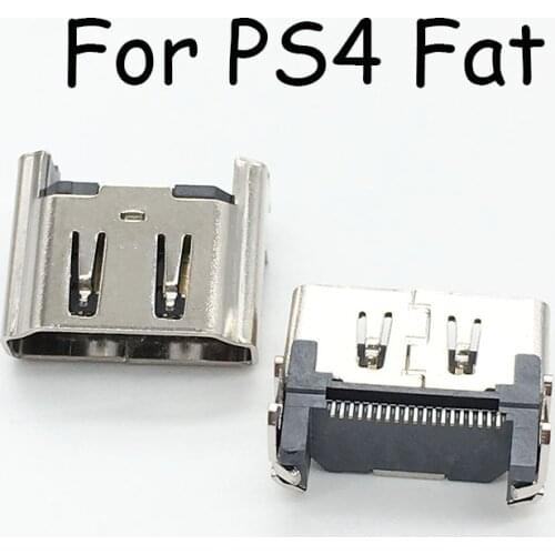 100pcs Original New for Playstation 4 HDMI Port Socket Interface Connector slot For PlayStation 4 For PS4 Fat HDMI Port Socket