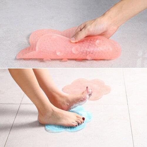 2021 Bath Massage Pad Silicone Suction Cup Non-slip Bathroom Shower Mat SSwell