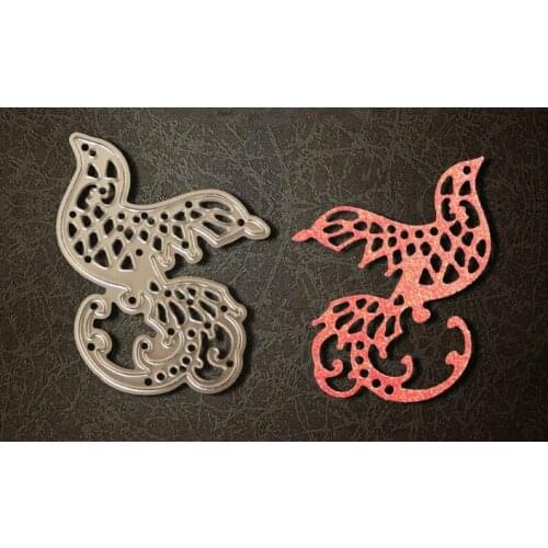 5.2*4.7cm Metal fly bird Cutting Dies Stencils for DIY Scrapbooking photo album Decorative Embossing DIY Paper Cards