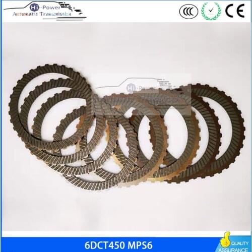 6DCT450 MPS6 Transmission Clutch Friction plate kit For VOLVO CHRYSLER FORD LAND ROVER