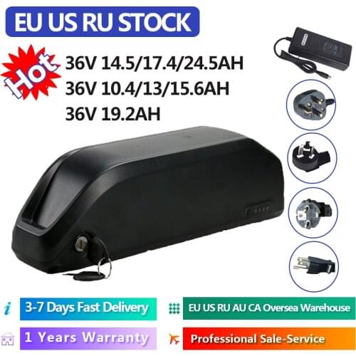 Electric eBike Battery Hailong Samsung 18650 Cells Pack 36V13Ah 15.6Ah 20Ah Bicycle Lithium Battery for Bafang 36V250W/350W/500W