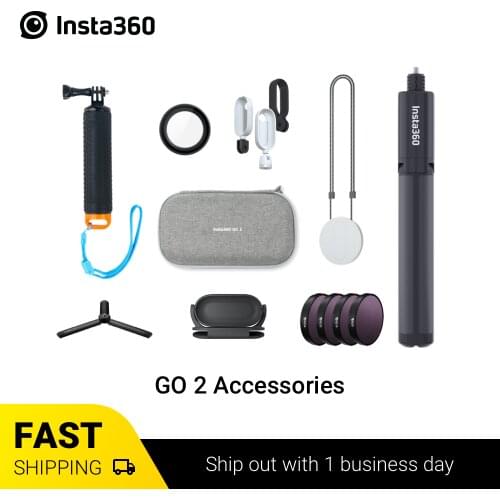 Insta360 GO 2 Accessories (Carry Case/Lens Guards/Tripod/Selfie Stick/Pet Strap Mount/Floating Hand Grip/Pivot Stand)