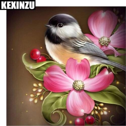 DIY Full Square/Round Diamond embroidery"Birds and flowers"Embroidery Cross Stitch Rhinestone Diamond Painting Mosaic Home Decor