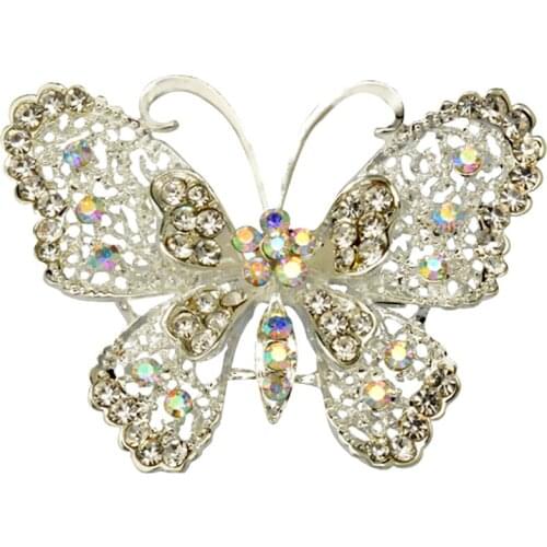 Alloy Brooches Animal Breastpin Insect Pin Vintage Pin Crystal Jewelry Brooches for Christmas Valentine’s Day Gift