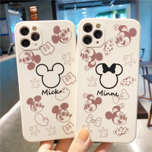 Disney Phone Case for Huawei mate 20 30 pro P30 P20 P40Pro TPU Soft Minnie Mickey Back Cover