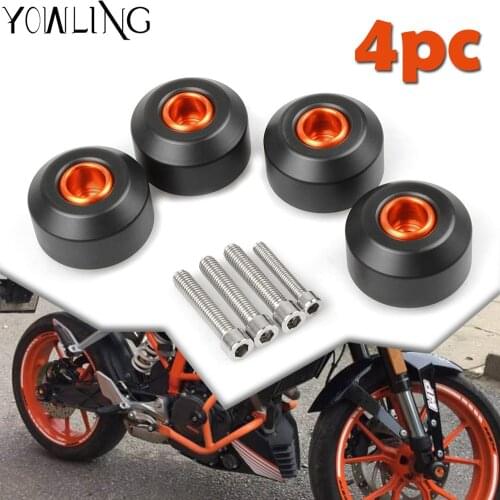 Front Rear Motorcycle Fork Frame Wheel Sliding Crash Pads Falling Protection for125 200390 200 390