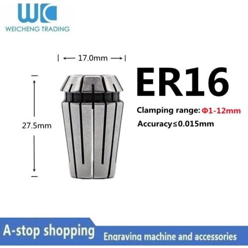 Elastic chuck CNC milling machine engraving machine fixture ER16