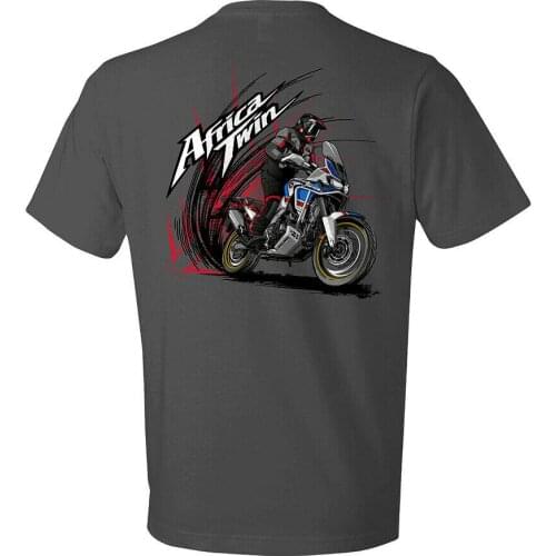 Excel Sportswear Licensed Honda Africa Twin T-Shirt Motorcycle Adventure Bike