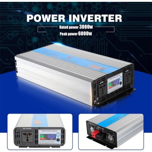 Power inverter 3000w 3000 W inverter 3000watt solar 3000w inverter 12v 24v 220v pure sine wave 3000w