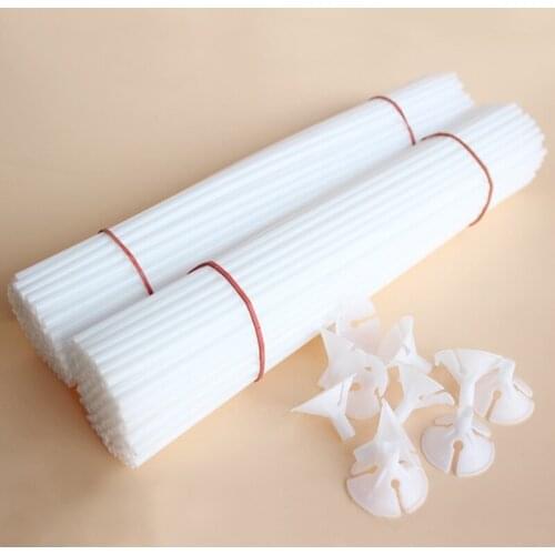 100 pieces/multiple pieces of 30cm latex balloon sticks multicolor PVC sticks supply balloons wedding birthday party decoration