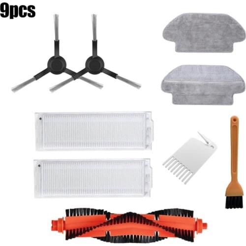 Main Brush Side Brush Filter Kit For Xiaomi Mijia Mi Robot Mop Pro STYTJ02YM Robotic Vacuum Cleaner For Viomi V2 P V-RVCLM21B