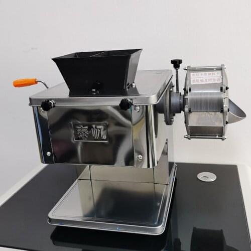 Desktop Meat Cutting Machine Electric Fast Meat Slicer Shredded Diced Mince Commercial Stainless Steel Vegetable Cutter