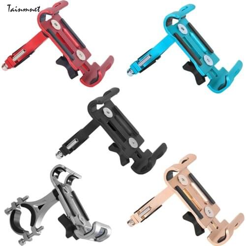 Newest Aluminium Alloy Mobile Phone Holder Stands for Bicycle Motorcycle Mountain Bike Road Bike Metal Phone Holder Waterproof