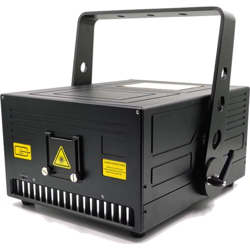 Optlaser 14W RGB laser light show DJ /disco party show flightcase packing /DT40 scanner