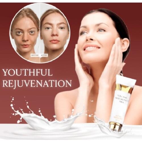 Whitening Volcanic Mud Bath Milk Cream Body Wash Exfoliating Body Lotion for Men Women MPwell