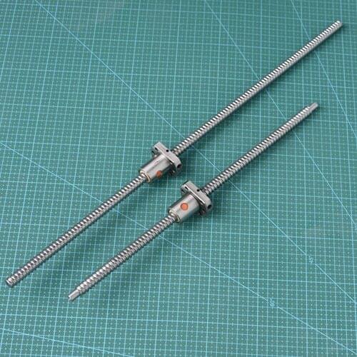Precision Ball Screw Pair Ball Screw SFU1204 360mm/500mm with Anti-backlash Nut