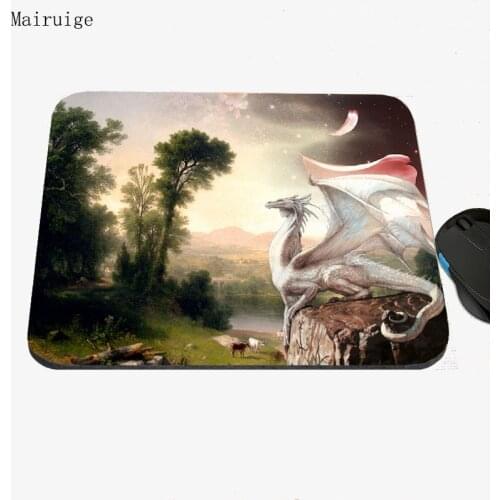 Mairuige Dragon Mini PC mousepads 3size 220X180X2MM Rubber DIY Antislip gaming mouse pad gamer For CSGO WOT wireless mouse