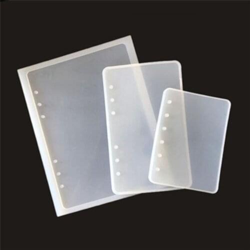 A5/A6/A7 Notebook Epoxy Resin Silicone Mold Clay Semi-Transparent Mould Fondant Chocolate Cake Baking Tools DIY Craft Making