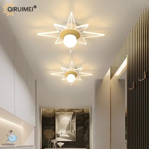 Creative New Modern LED Chandelier Lights Indoor Lighting Living Study Room Bedroom Corridor Aisle Iron Acrylic Lamps AC 90-260V