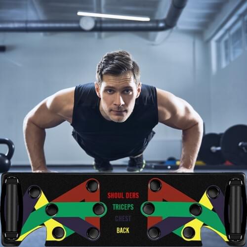 Men Women Push Up Rack Board Comprehensive Fitness Exercise Stands Body Building Training System Home Gym Equipment 9 In 1