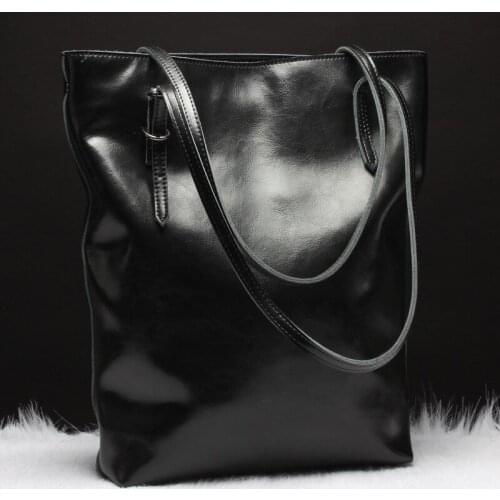 Bucket Bag For Women Pure Genuine Cowhide Tote Ins Fashion Shoulder bags Handbag For Female High Grade Quality