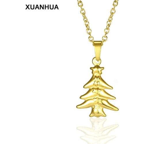 XUANHUA stainless steel necklaceboho fashion jewelry unusual goods womens clothing accessories accessories woman vogue 2019