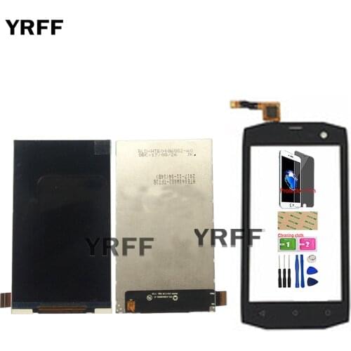 Mobile LCD Display For Vertex Impress Action LCD Display Touch Screen Digitizer Panel Tools 3M Glue Protector Film